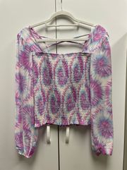 Colorful Tie Die Top 