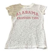 Soffe Alabama crimson tide burnout white tee