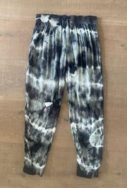 young fabulous and broke tie dye tassel casual joggers pants