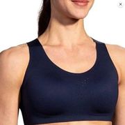 Brooks Navy Blue Dare Crossback Run Sports Bra - XS/S Size