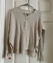 Aerie waffle knit Henley