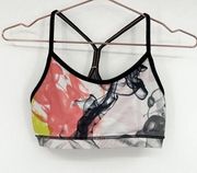 Lululemon Colorful Watercolor Flow Y Sports Bra Size 6