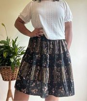 Vintage pattern skirt