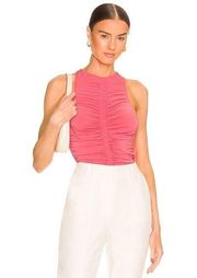 ALC Revolve Adley Pink Ruched Top