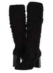 Khandi Faux Suede Tall Slouch Boots