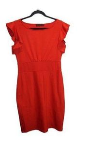 Red Burnt Orange dress size M