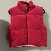 NWT  pink vest 💗