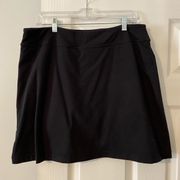 Athleta skirt/shorts black color size XL very comfortable