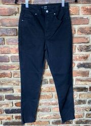 NWT Forever 21 Black Wash Denim High Rise Ankle Jeans Women's Size 25