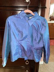  Vintage Iridescent button up