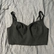 NWT Kookai Black Oyster Top