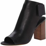 VINCE Faye Black Leather Booties