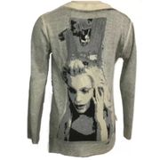 Alexander Wang Madonna Cashmere Sweater Med Gray