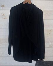 ZELLA Women’s Black Wrap Front Cardigan Size M