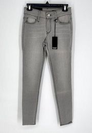 Black Orchid Denim NEW Gray Skinny Jeans Womens Sz 27 SAMPLE Black Star Stretch