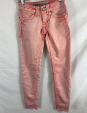 Hydraulic Bailey Pink Skinny Jeans 5 Pocket 1/2