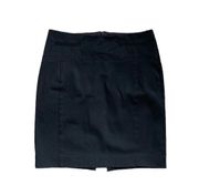 Black Classic Business Casual Pencil Skirt size 4 Career Straight Skirt