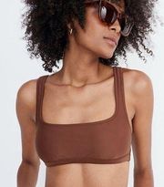 Second Wave Balconette Bikini Top in Brown Size XL