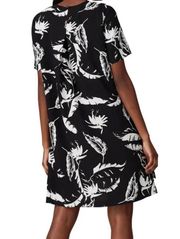 Adam Lippes feather print mini dress