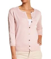 Catherine Malandrino skivvy Pink XL cardigan