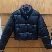 Faux Leather puffer