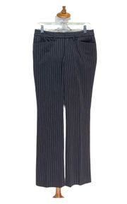 Women’s Pants Y2K Pin Stripe Careerwear Wide Leg Trouser Pants Black Size 6