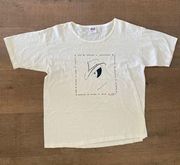vintage 1997 norma jean anvil white single stitch t shirt pop blues band elvira