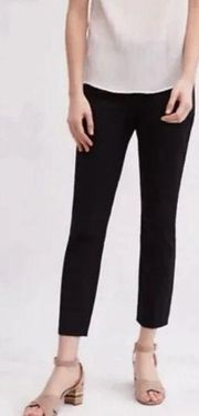 Anthropologie the Essential Skinny Black Dress Pant