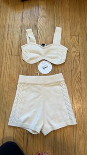 White Knot  Short Set