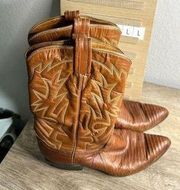 Vintage Tony Lama Women’s Cowgirl Cowboy Boots Size 36