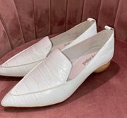 viona loafer white leather