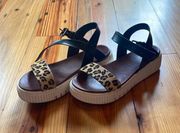 Platform Cheetah Sandals