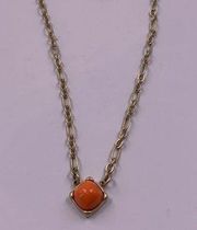 Lia Sophia Sunbaked Gold Plated Base Retired Necklace 17-20" Pendant Choker