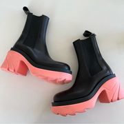 Bottega Veneta Flash Boots in Pink Flamingo