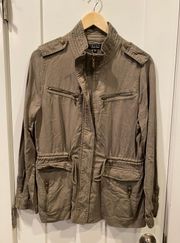 Olive Lightweight Moto Jacket