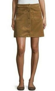 Arizona Corduroy Button Up Skirt 