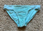 Blue Lacy Bikini Bottoms