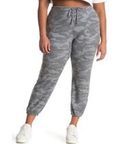 Chaser Blue Love Camouflage Love Brushed Knit Joggers Sz.1X NWT