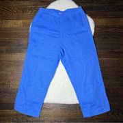 Habitat Blue 100% Linen High Rise Wide Leg Pants