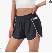 Black Running Shorts