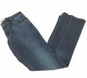 l.e.i. Ashley Low Rise Boot Cut Dark Blue Jeans, 5