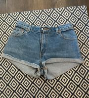 Levi’s 550 Cutoff Denim Shorts