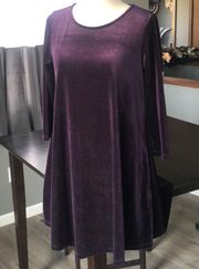 Purple Velvet dress