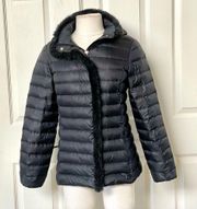 Cole Haan Signature black puffer jacket with hood