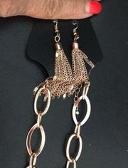 New Badgley Mischka Set Long Necklace & Earrings