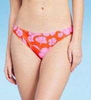 WILD Fable Low-Rise Cheeky Bikini Bottom
Orange/Pink Tropical