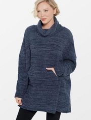 Barefoot Dreams Cozychic Funnel Neck Pullover Sweater