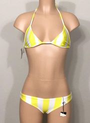 WILDFOX stripe bikini. NWT