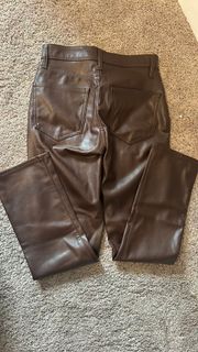 Brown Leather Pants