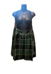 Slytherin Pleated Suspender Skirt